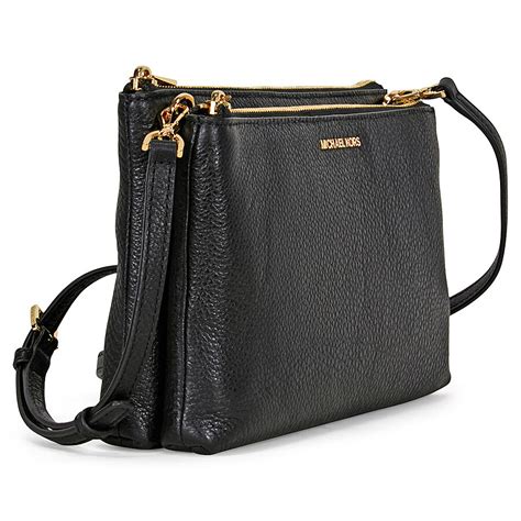 black michael kors purse crossbody|michael kors crossbody thick strap.